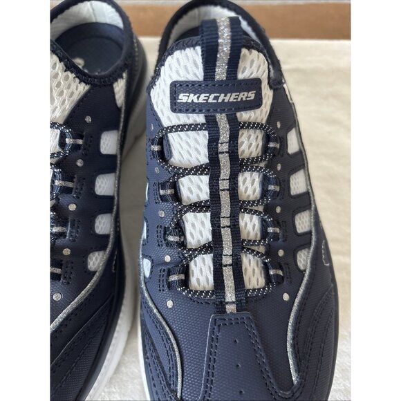 Sketchers backless Air-cooled Memory Foam athletic shoes navy blue size 7 - Picture 6 of 10